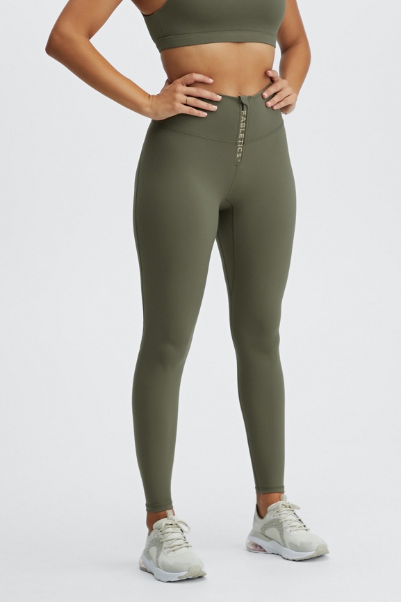 High-Waisted Motion365® Legging With Zipper - - Fabletics Canada