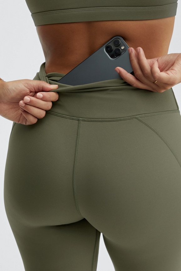 Fabletics High-Waisted Motion365® 7/8 Green Size L - $44 - From Clintonia