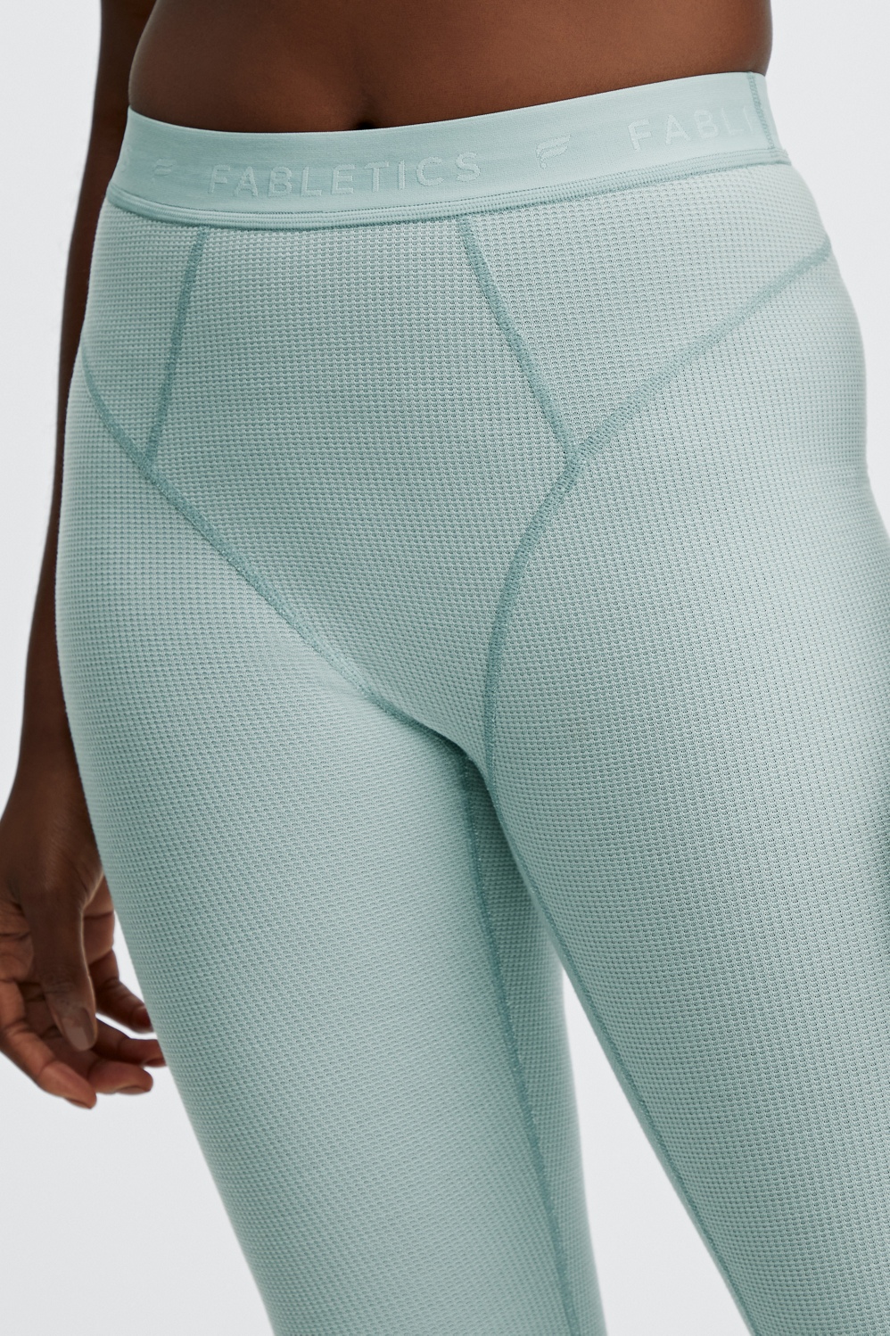 Fabletics Waffle High-Waisted Legging - Fabletics