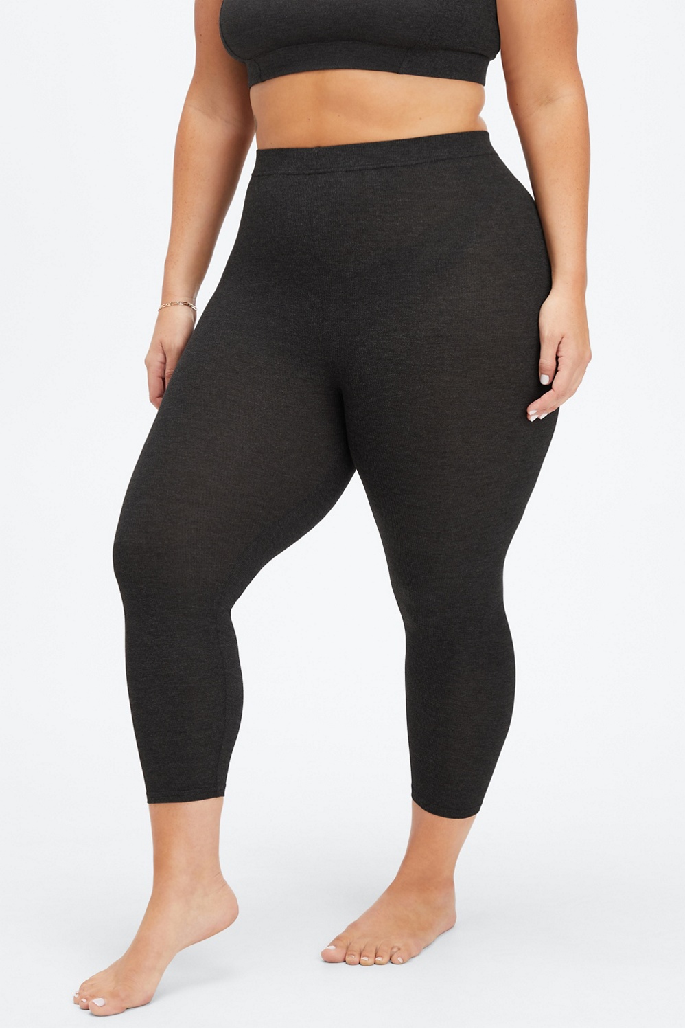 Fabletics RestoreKnit Ultra High-Waisted 7/8 Womens plus Size