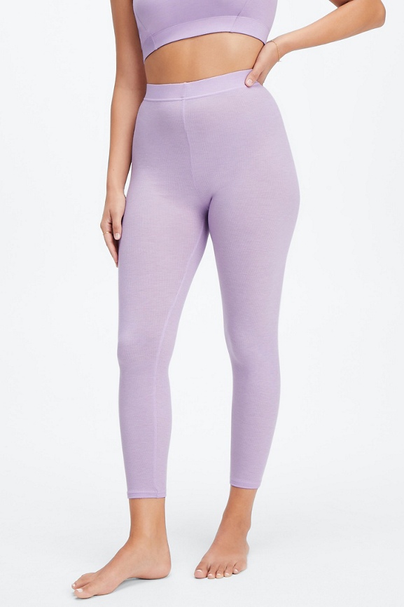 Love & Other things seamless high waisted leggings in light purple heather