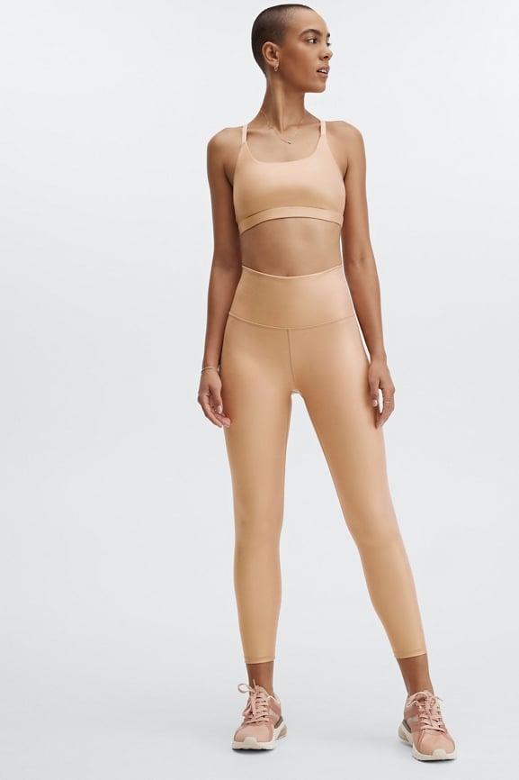 Fabletics High-Waisted Pureluxe Contour Ultra Crop Blue - $26 (56% Off  Retail) New With Tags - From Karla