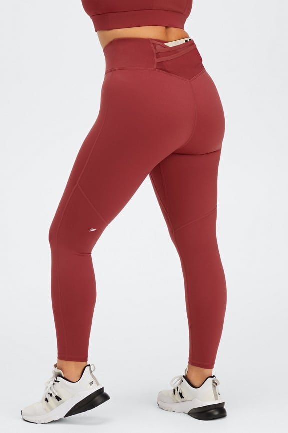 FABLETICS NWT £89 Trinity Motion365® High-Waisted Leggings M 12 Very Berry  Pink