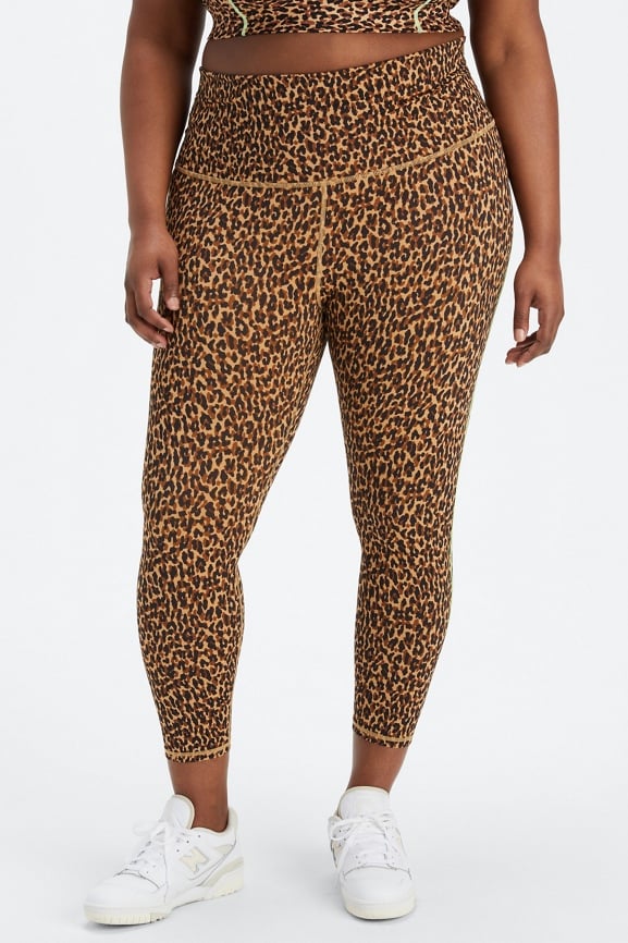 Wild Fable Leopard Print Brown Leggings Size 4X (Plus) - 43% off