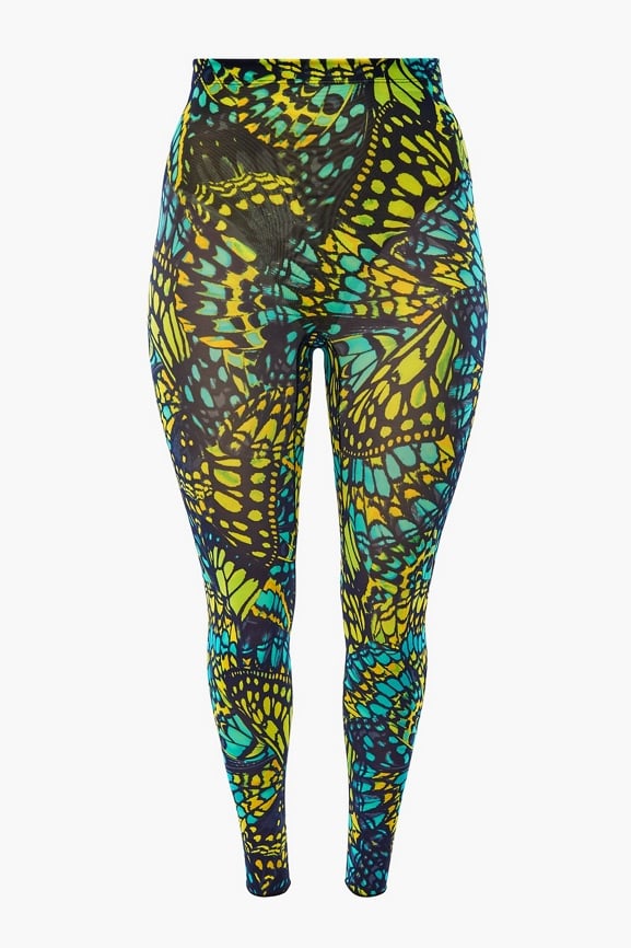 Mesh pattern hotsell print leggings