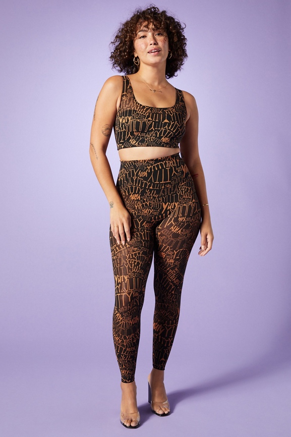 Mesh 2024 leopard leggings