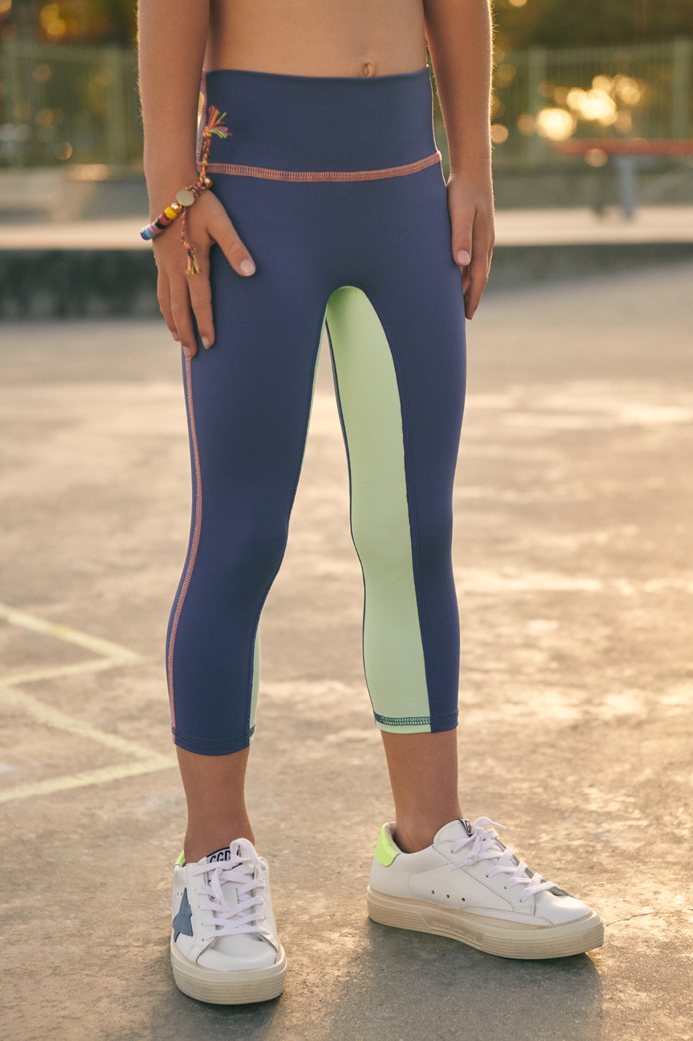 Legging (separate) with tennis ball pocket - Cobalt