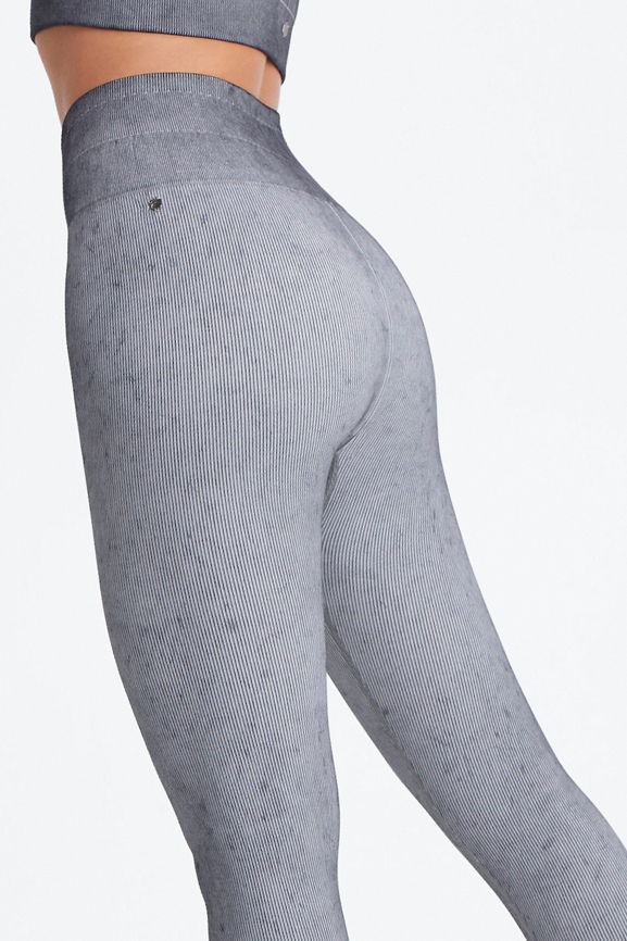 Micro Ribbed Lycra-Blend Highwaist Leggings – Addiction Fit Boutique