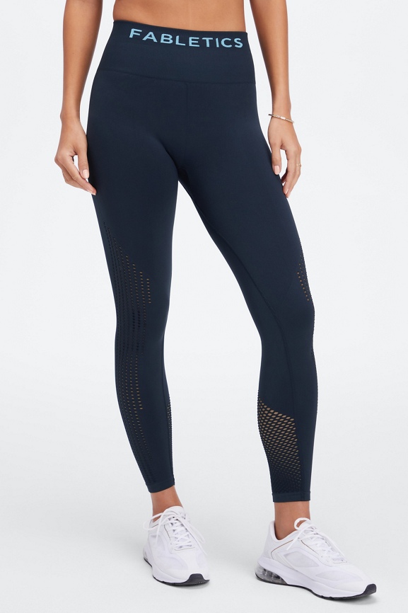 Fabletics Sync High-Waisted Perforated 7/8 Legging - New Women size medium  - $35 New With Tags - From Katie