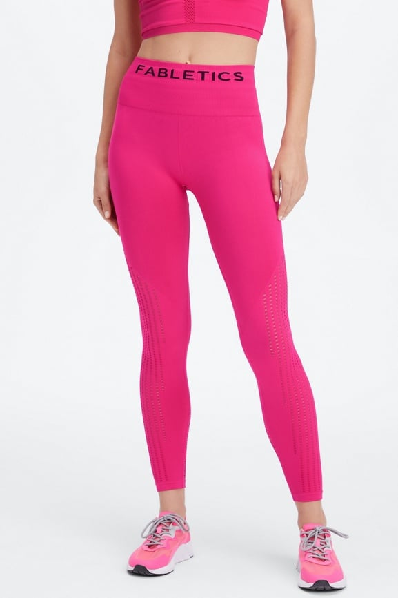 Fabletics Women's Sync Seamless High-Waisted 7/8 Legging, Workout