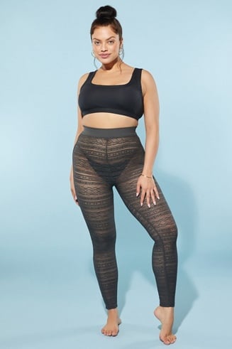 Knit Slip Open Backed Ruched Legging - Fabletics Canada
