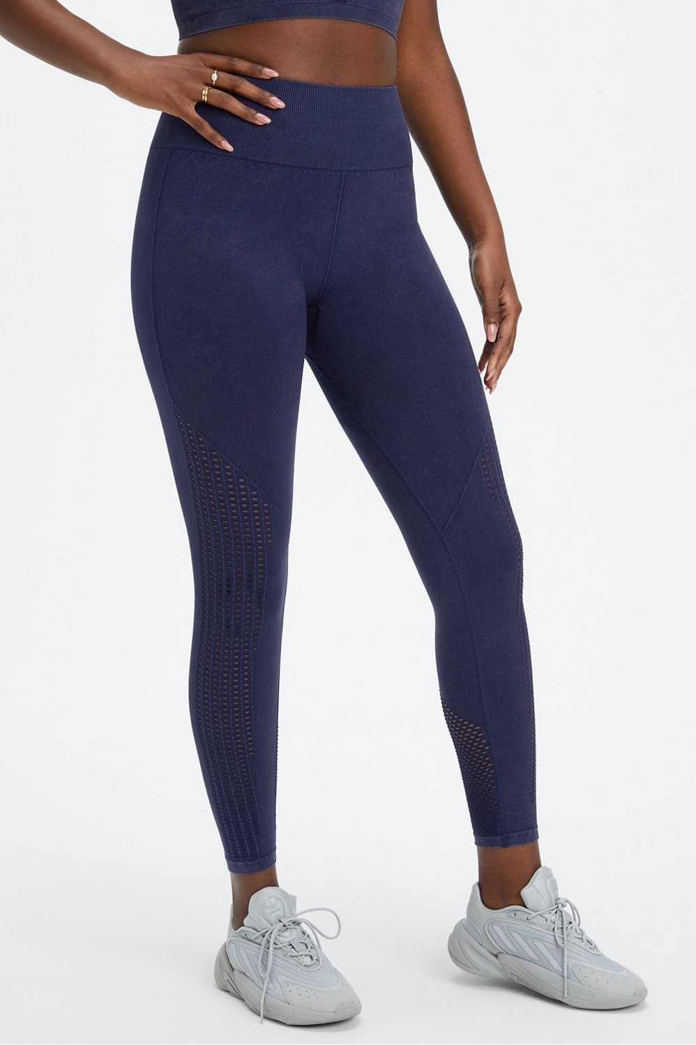 Fabletics Eco Sync Leggings Womens XS Extra Small High Waisted 7/8  Compression