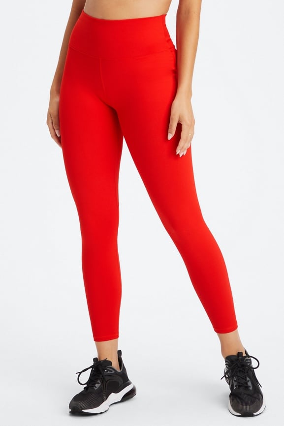 VAI21 2 pack leggings in red and black - part of a set