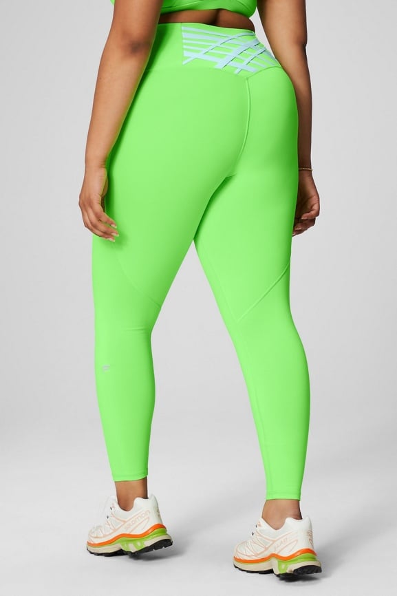 Nike neon green on sale leggings