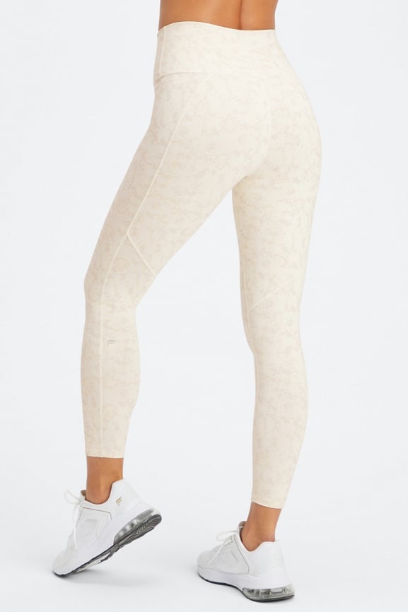 White fabletics outlet leggings