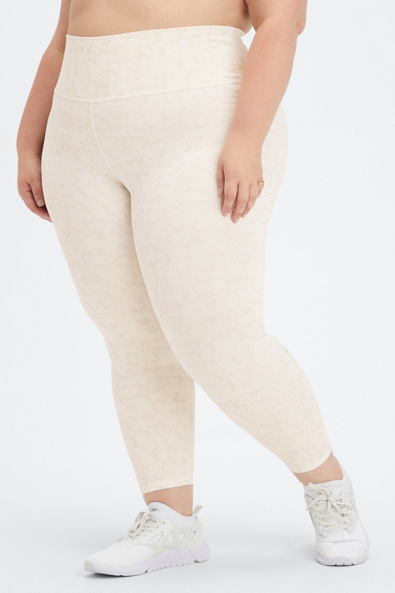 Fabletics Powerhold Poppy Field White Floral Cropped Leggings Size XXS -  $29 - From Lou