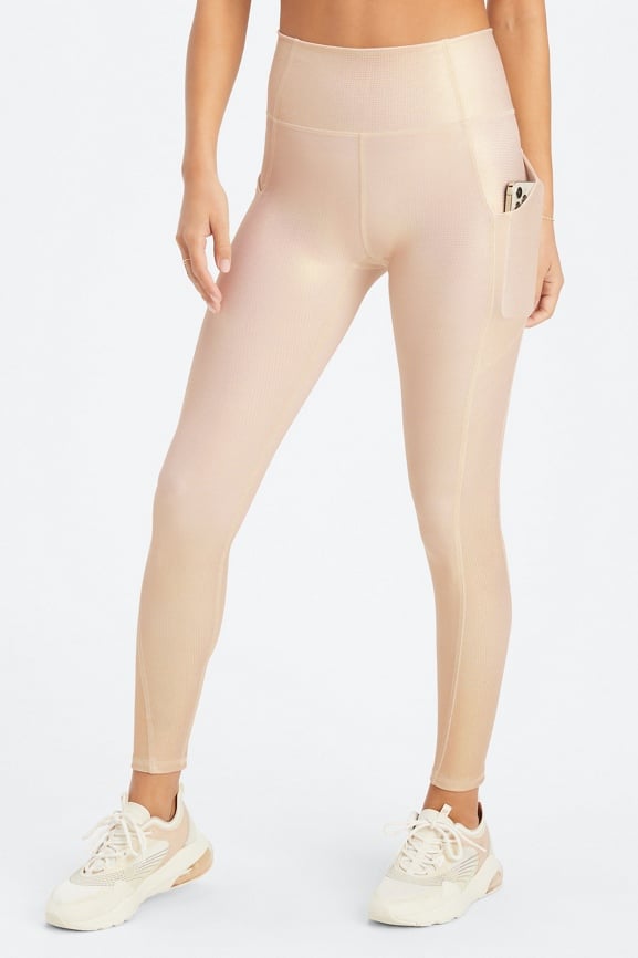 Fabletics Women's Oasis PureLuxe High-Waisted Legging, Light Compression,  Buttery Soft, XL/Regular