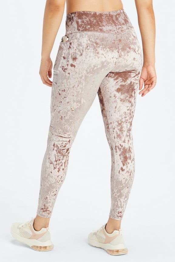 Beyond yoga crushed outlet velvet leggings