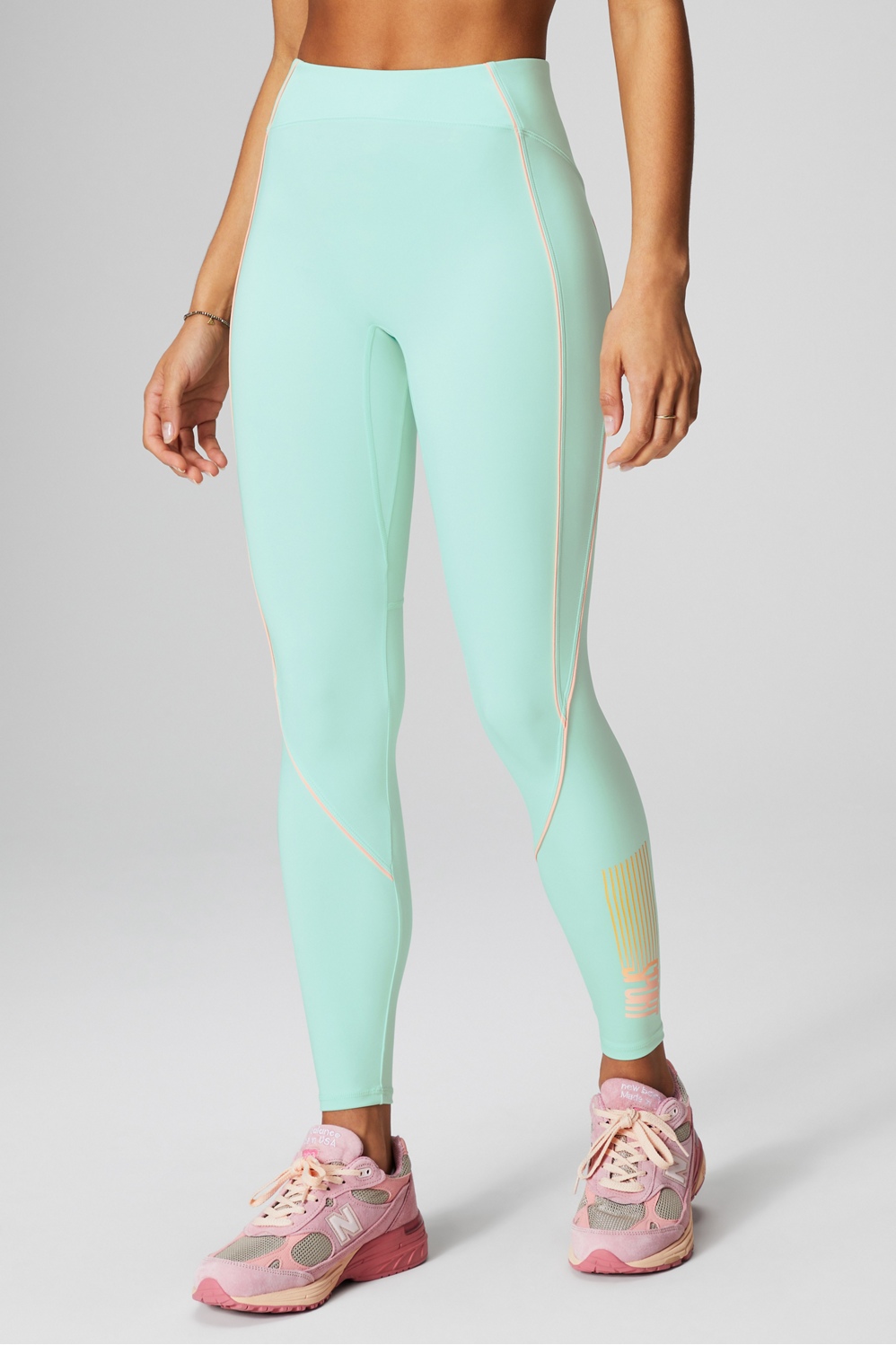Motion365+ High-Waisted Piped Legging - Fabletics Canada