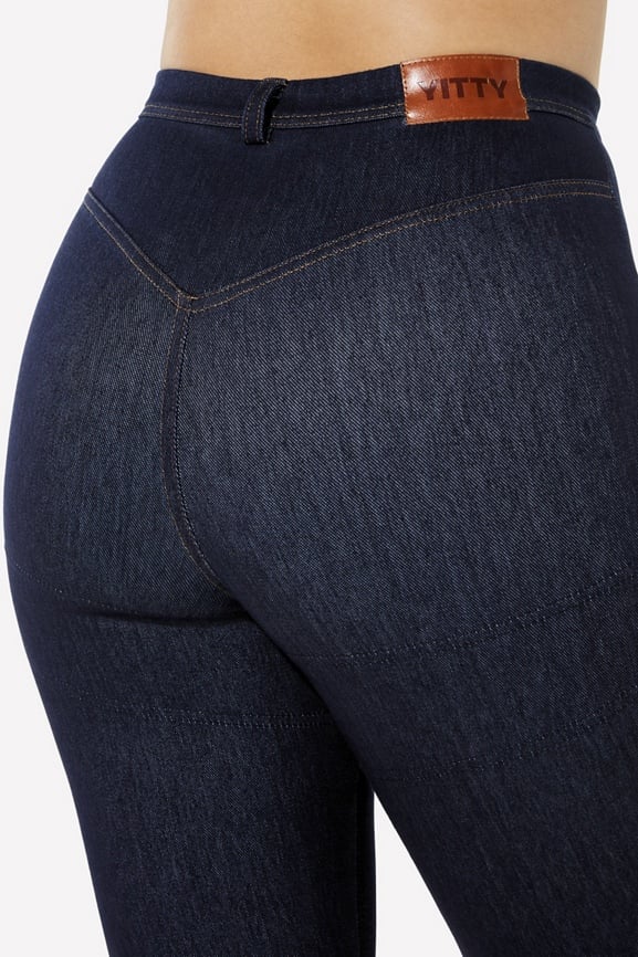 Calça shops corpete jeans