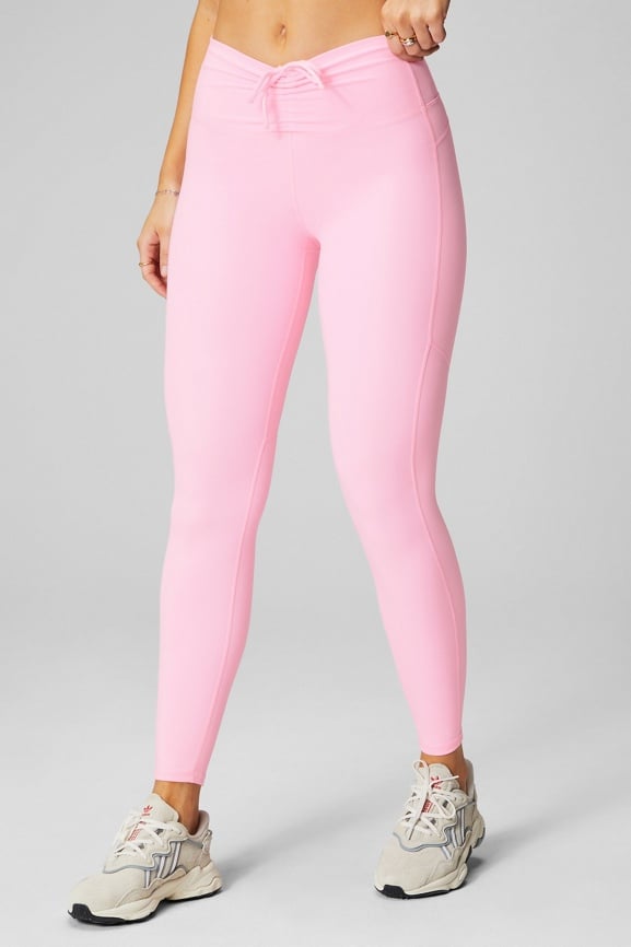 Rose colored leggings sale