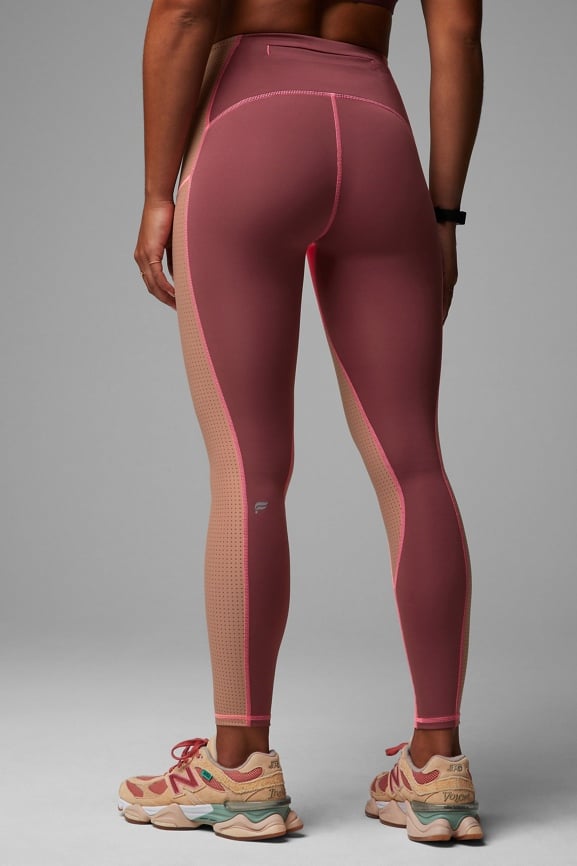 Pink Small(8-10)600/= High-waisted Seamless leggings