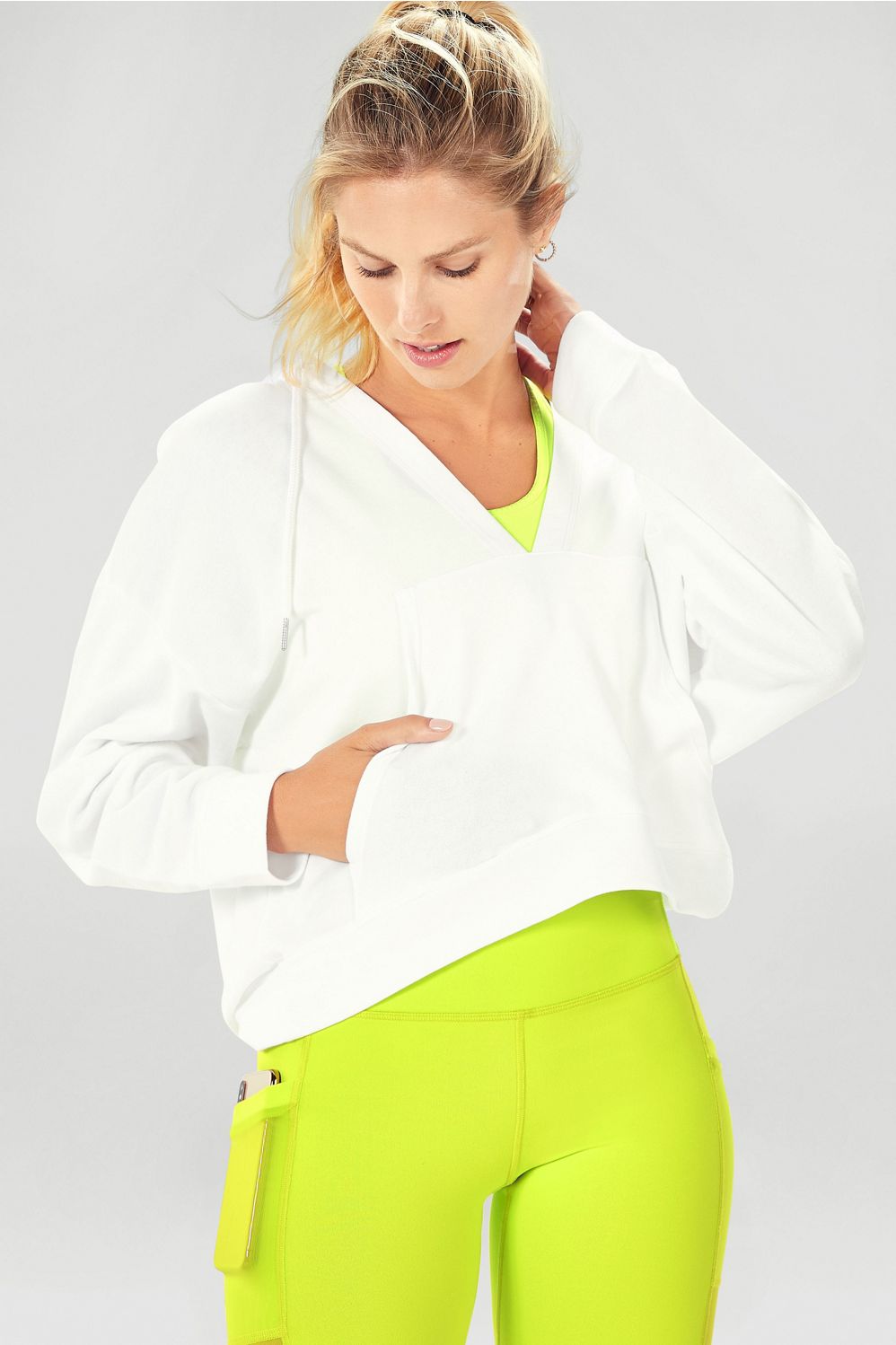 fabletics cropped hoodie