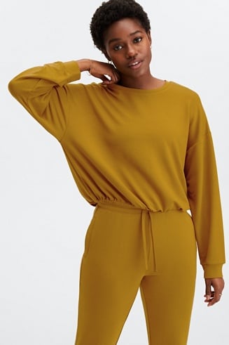 Luxe Cinched Pullover - Fabletics
