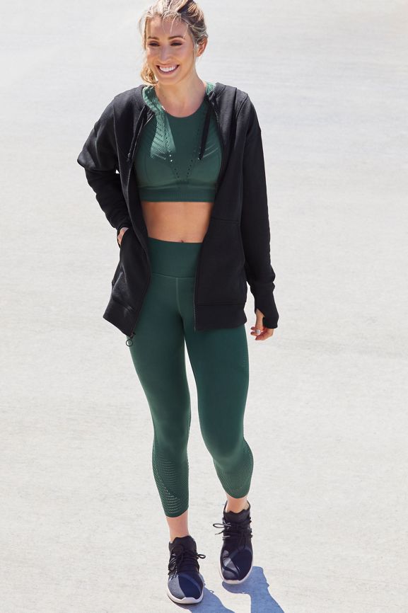 fabletics leah oversized moletom com capuz