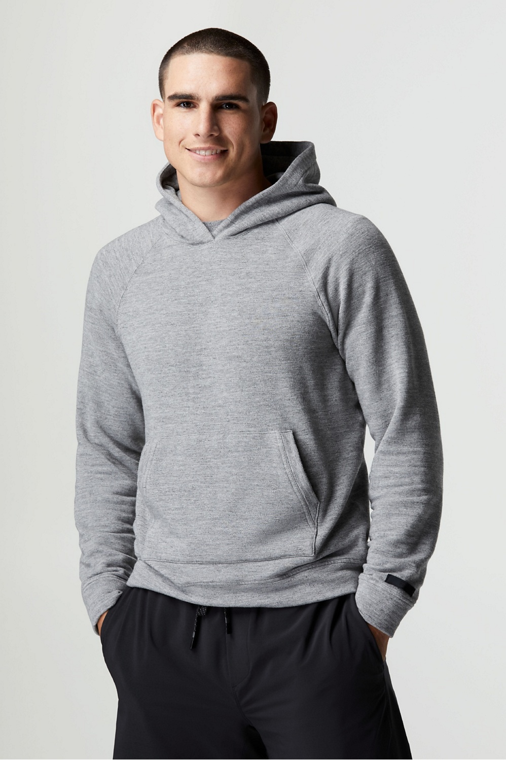 grey heather hoodie