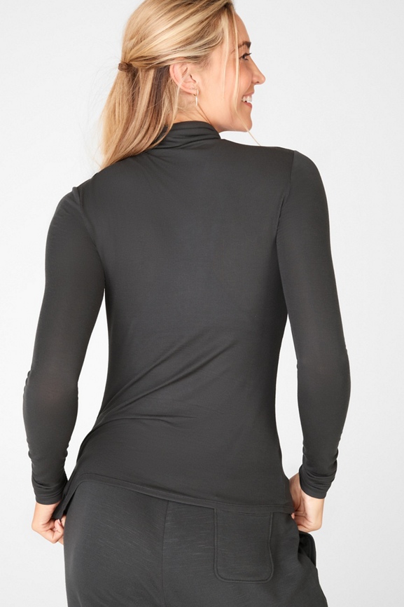 Fabletics Jess Ribbed Fitted Turtleneck  Fitted turtleneck, Clothes  design, Fashion design