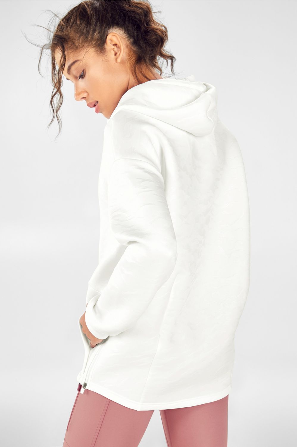 lotta cocoon zip hoodie