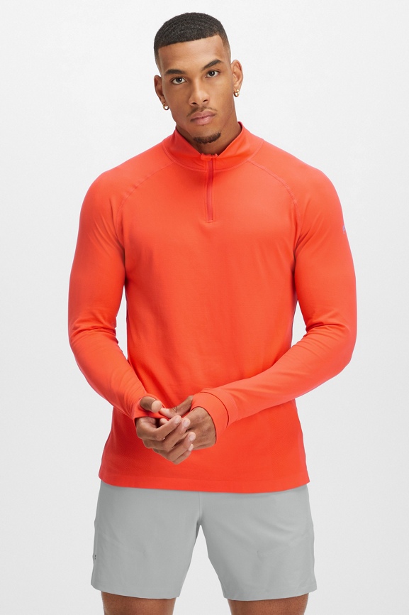  Fabletics Men's The Training Day 1/4 Zip, Training