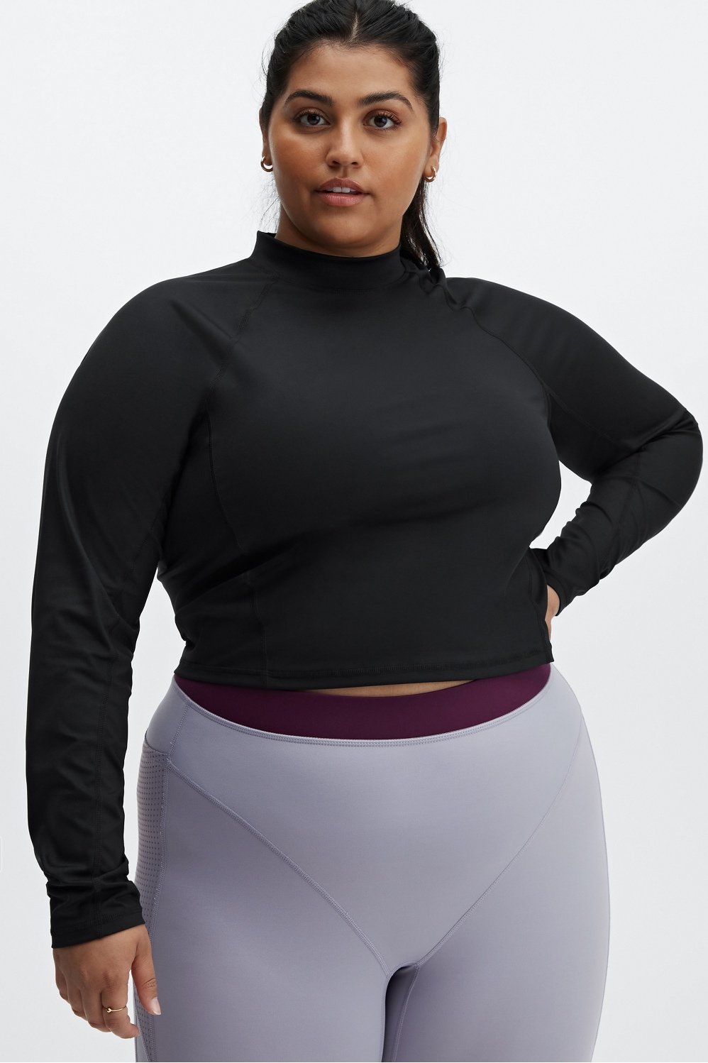 Giana Mock Neck Long-Sleeve Top - Fabletics