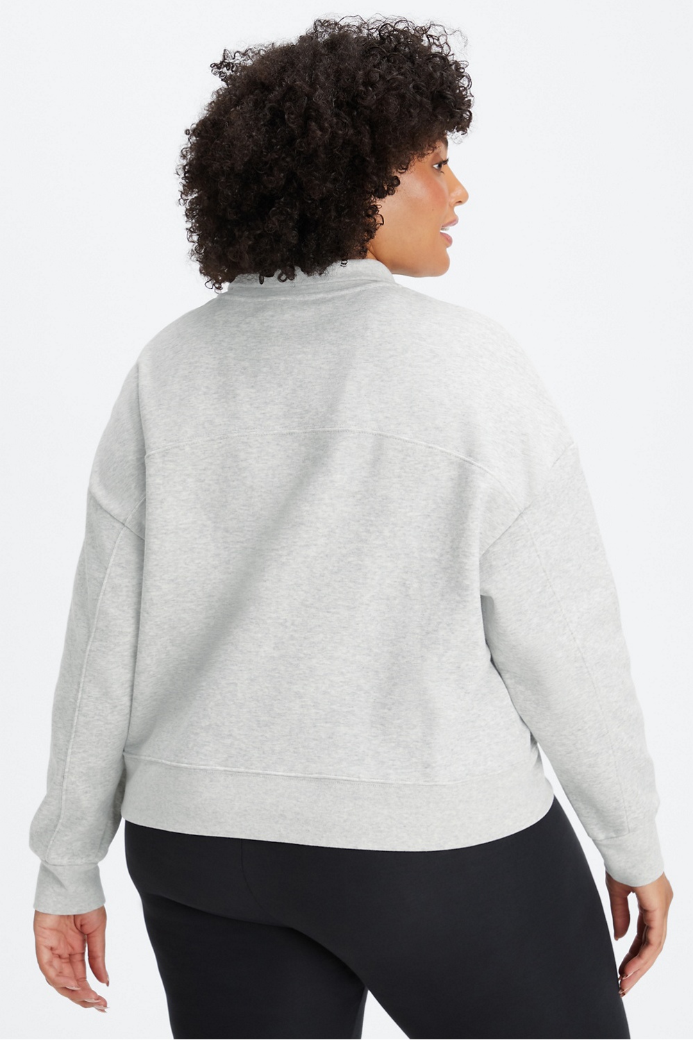 Catarina Mock Neck Zip Pullover - Fabletics Canada