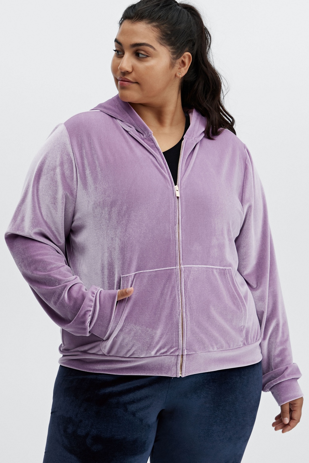 Fabletics Velour Hoodie(M) orders /Jogger (L)