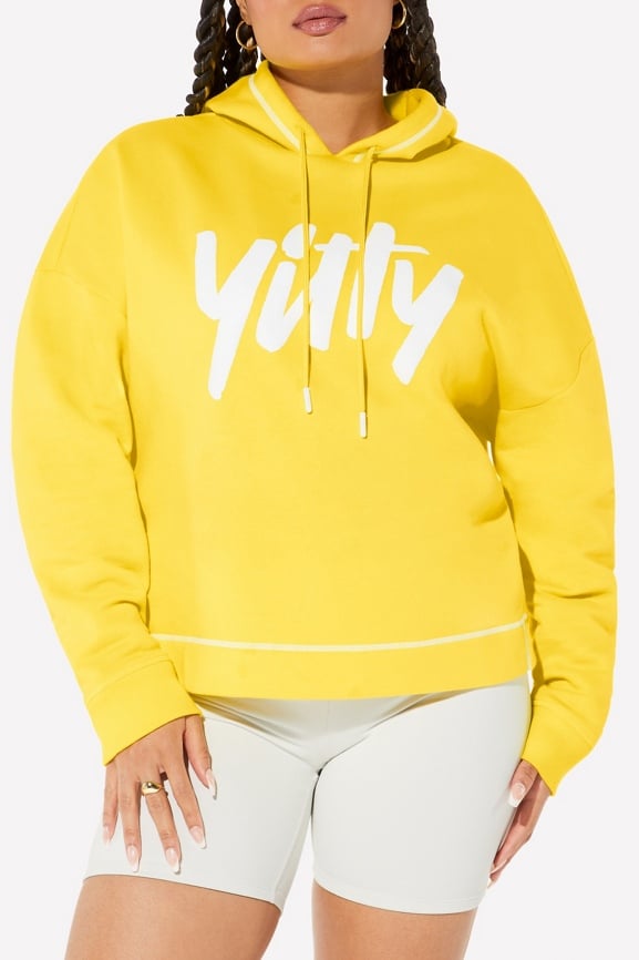 Yellow ivy park on sale hoodie