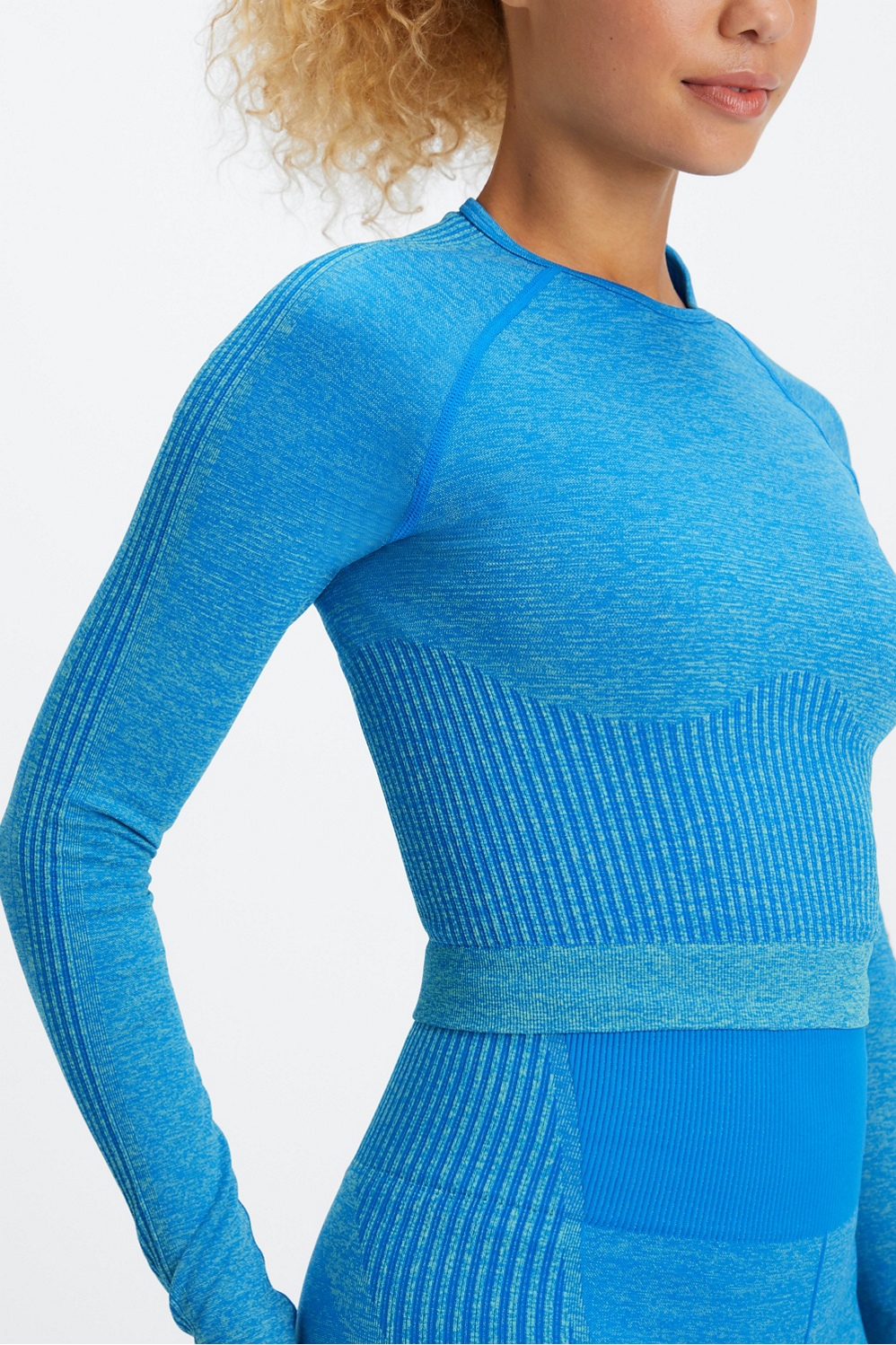 Ombre Seamless Long-Sleeve Top - Fabletics Ombre Seamless Long-Sleeve Top - Fabletics