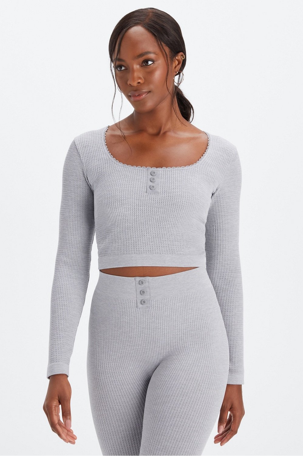 Cable Knit Long-Sleeve Top
