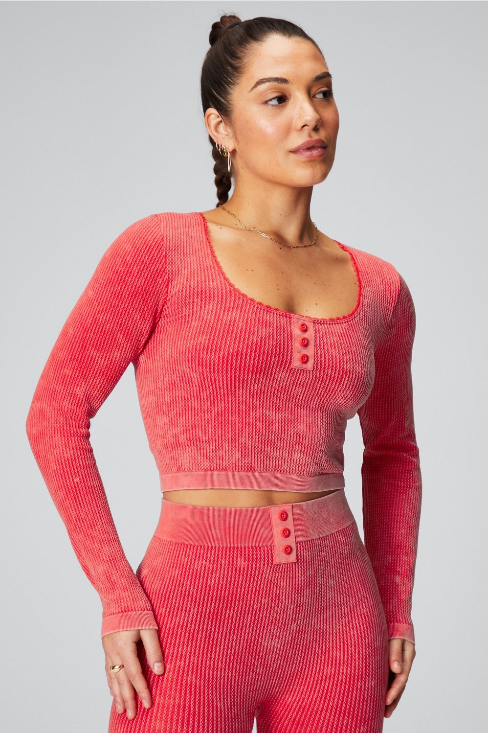 Cable Knit Long-Sleeve Top - Fabletics