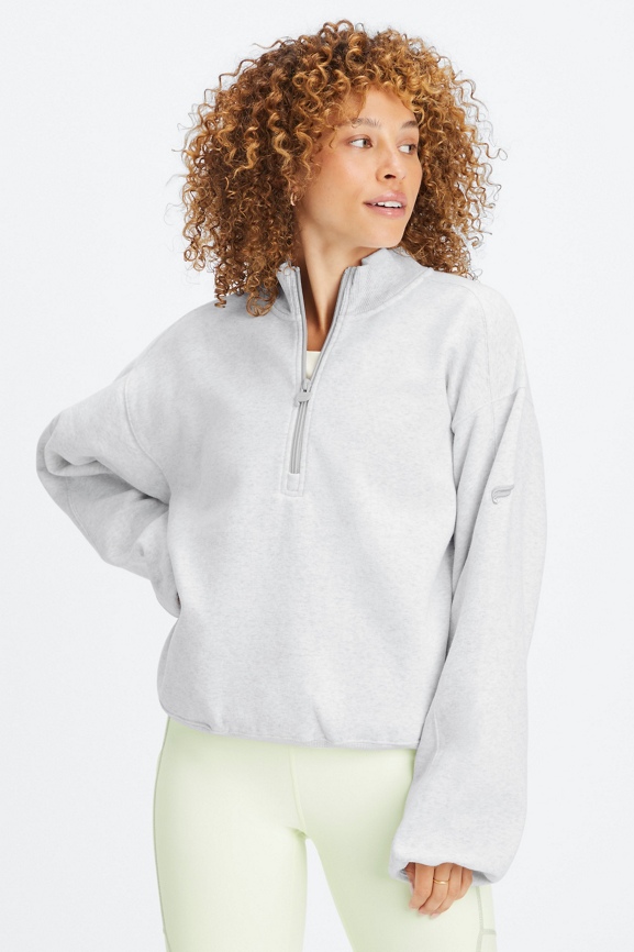 Forever half 2024 zip sweatshirt