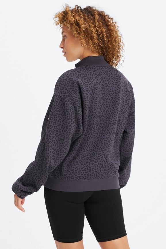 Cozy Fleece Half Zip Sweatshirt - Fabletics