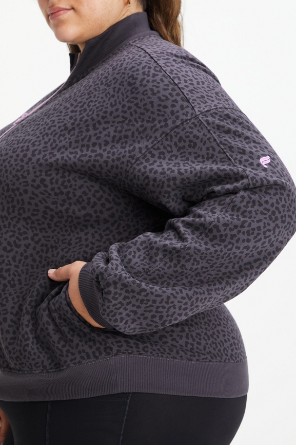 FABLETICS Larisa Fleece Pullover Size Medium 1/2 - Depop