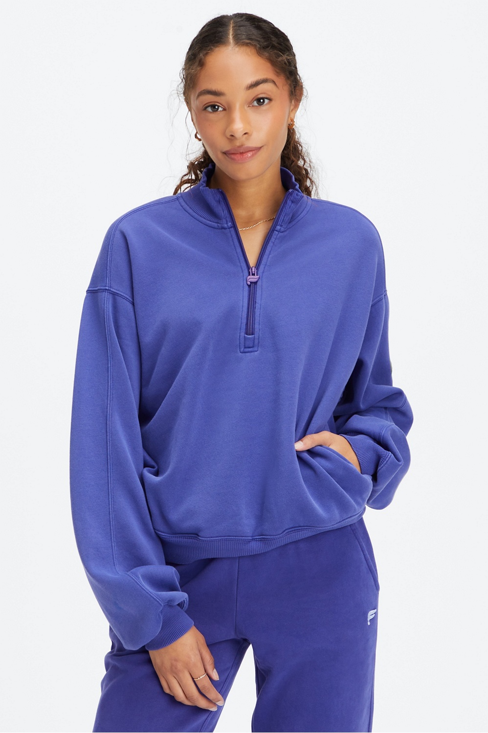 Cozy Fleece 1/2 Zip Sweatshirt Fabletics