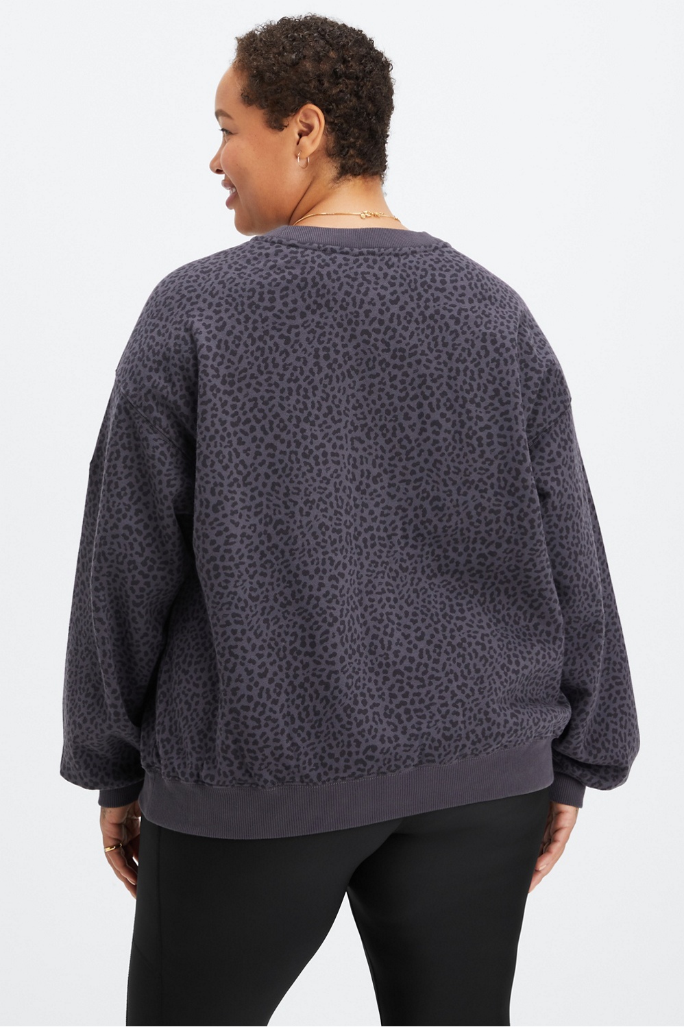 スウェット・トレーナー Fallett Black Leopard Sweatshirt 4FK363 Fallett Black Leopard Sweatshirt 4FK363 (Fallett/スウェット