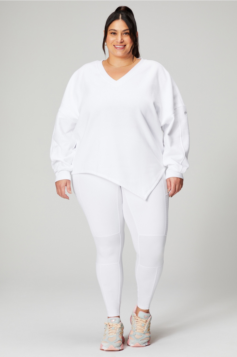 Buy Womens Sweatshirts Abstract Geometric Shapes Modern Design Minimalist  Aesthetic Womens White Fleece Beige Sweatshirt Heather Gray Online in India  