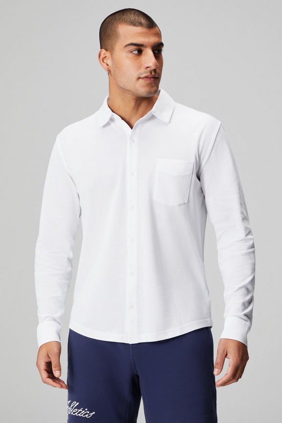 The Dash Long Sleeve Button Up - Fabletics