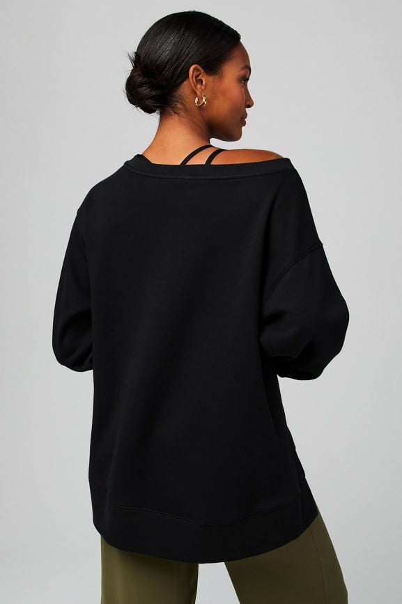 Oversized on sale black sweatshirt