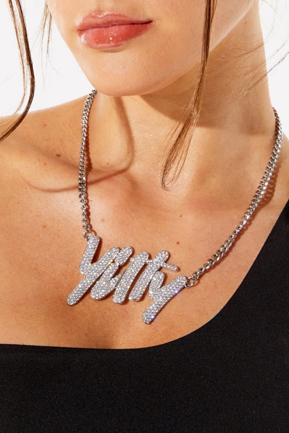 Rhinestone Body Chain Accessories in RHINESTONE - Get great deals at JustFab