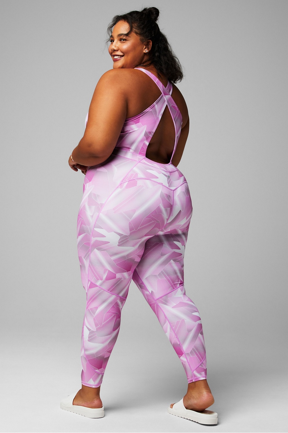 Twist Front Oasis Jumpsuit 7/8 - Fabletics